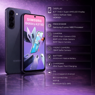 Celular Samsung Galaxy A37 8GB 256GB Gris