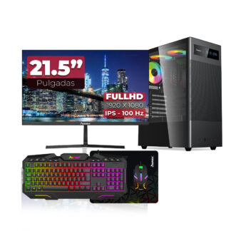 Computador Janus Gamer IA AMD Ryzen 7 8700G con Monitor 21.45"