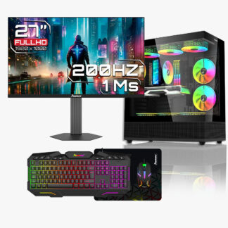 Computador Janus Gamer AMD Ryzen 5 8500G Monitor 27 IPS 200Hz