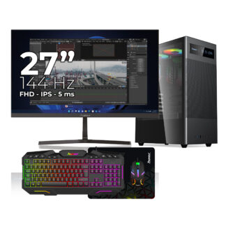 Computador Janus Gamer IA AMD Ryzen 7 8700G con Monitor 27 IPS
