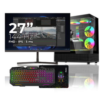 Computador Janus Gamer AMD Ryzen 7 8700F + Monitor 27 IPS