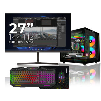 Computador Janus Gamer AMD Ryzen 5 8600G con Monitor IPS 27"