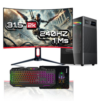 Computador Janus Gamer IA AMD Ryzen 7 8700G con Monitor de 32"